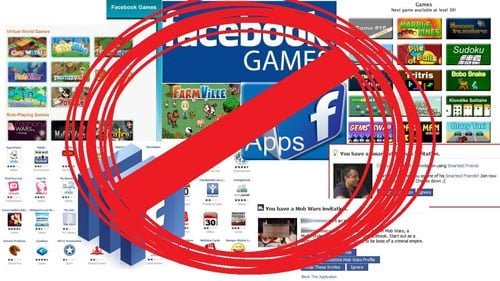 bloccare richieste giochi applicazioni Facebook