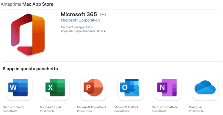 scaricare office per mac gratis