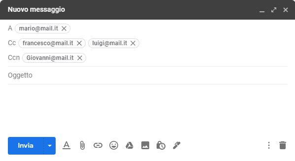 come inviare mail a molti destinatari