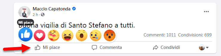 cos'è un like