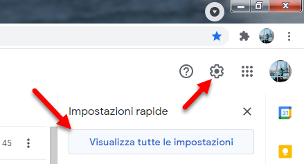 gmail impostazioni