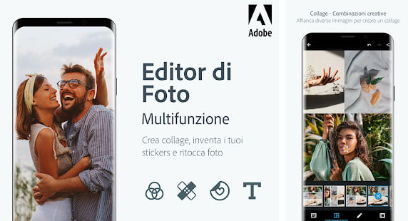 Photoshop Express-Editor foto app per modificare foto gratis