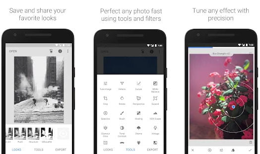 Snapseed programma per modificare foto 