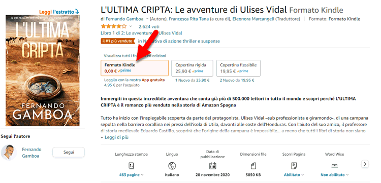 cosa vuol dire formato kindle